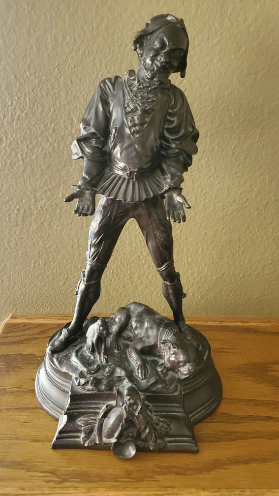 Large Solid Bronze  (Jezter & Dog)