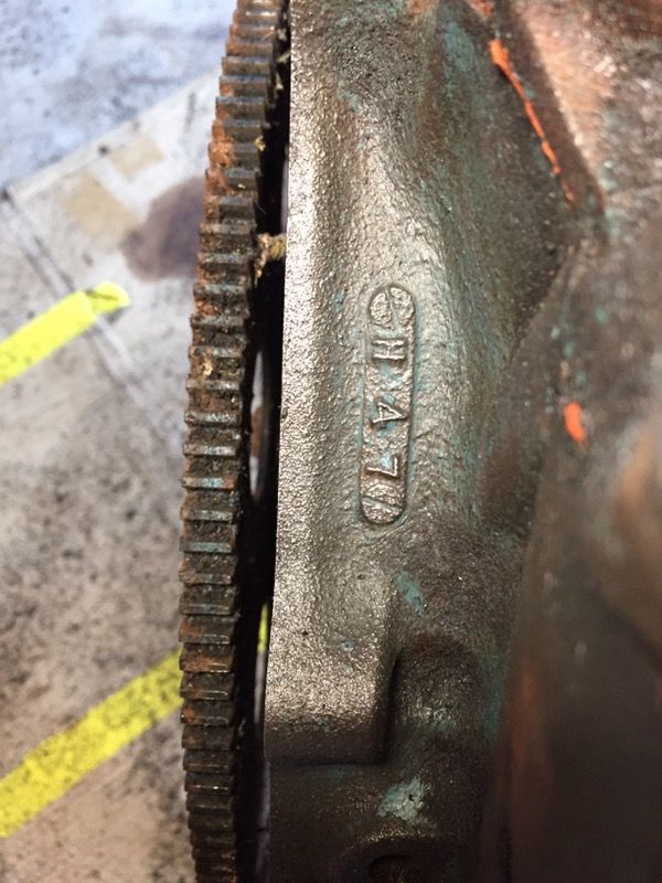 Chevy 350 4 bolt main small block long block 3970010 H47 38 GM for Sale