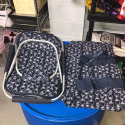 New Large Matching Insulated Carry Bag And Picnic Like Insulates Carry Cooler   Thumbnail
