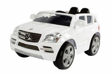 Rollplay 6V Mercedes-Benz GL450 SUV Powered Ride-On-Car- White Thumbnail