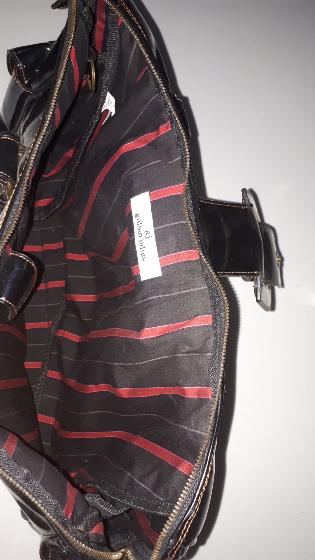 GJ Gillian Julius Eco Leather Rolling Bag