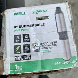 Zoeller 1010-2336  1/2 HP submersibles well pump Control Box 