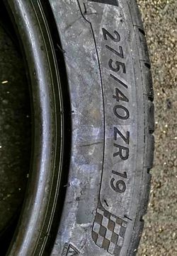 275/40/19 Michelin Pilot Sport 4s Pair Of 2 Tires  Thumbnail