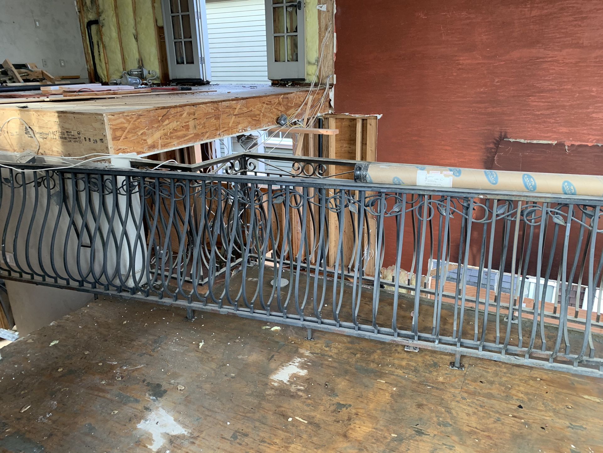 Metal Solid Deck Patio Railing
