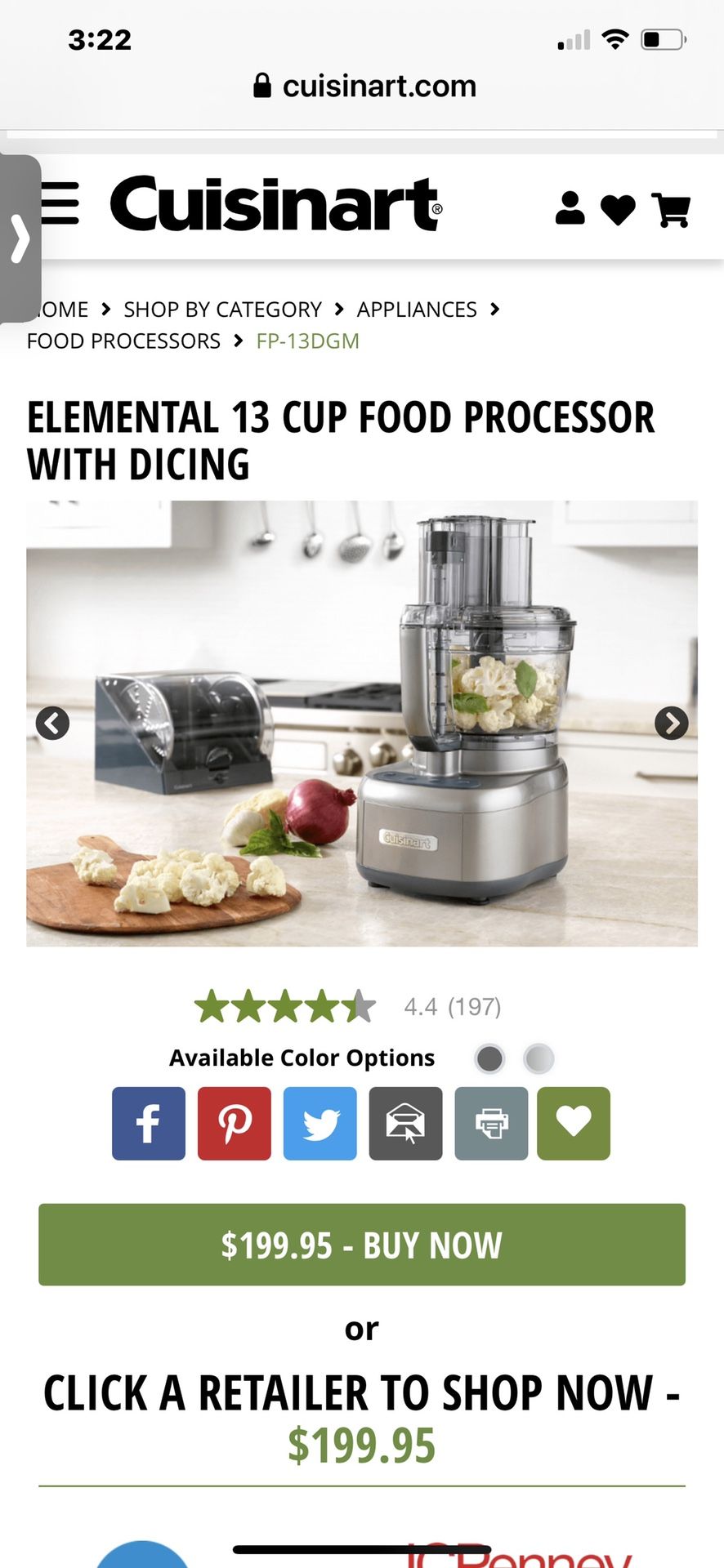 Cuisinart 13 cup food processor