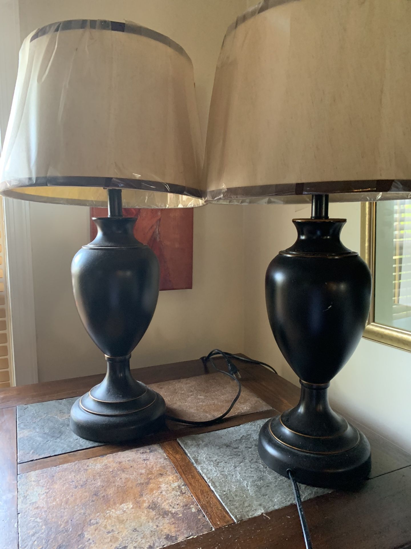Three Tables And Two Lamps