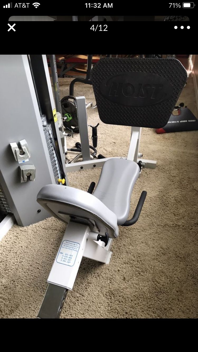 Hoist Commercial Grade Gym With Weights