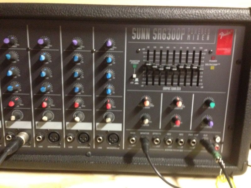 Fender Sunn SR6300P PA Powered Mixer for Sale in Cartersville, GA OfferUp