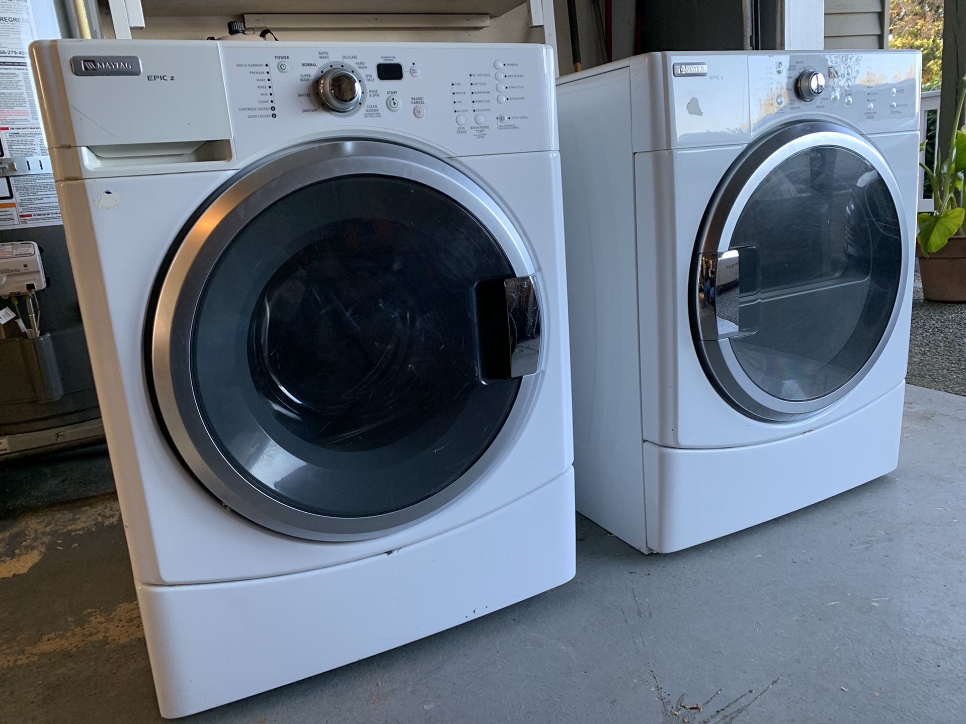Maytag Epic Z Washer and Dryer for Sale in Mukilteo, WA OfferUp