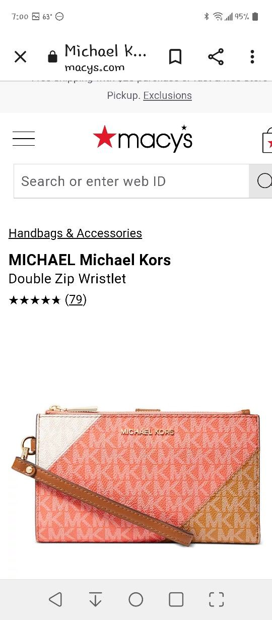 Michael kors Wristlet