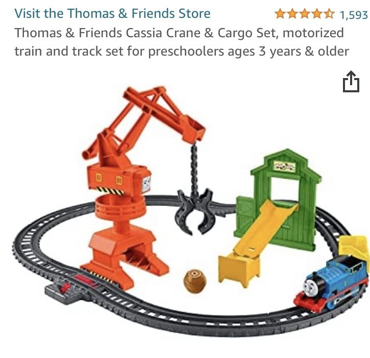 WTL - Thomas And Friends Cassia Crane And Cargo Set