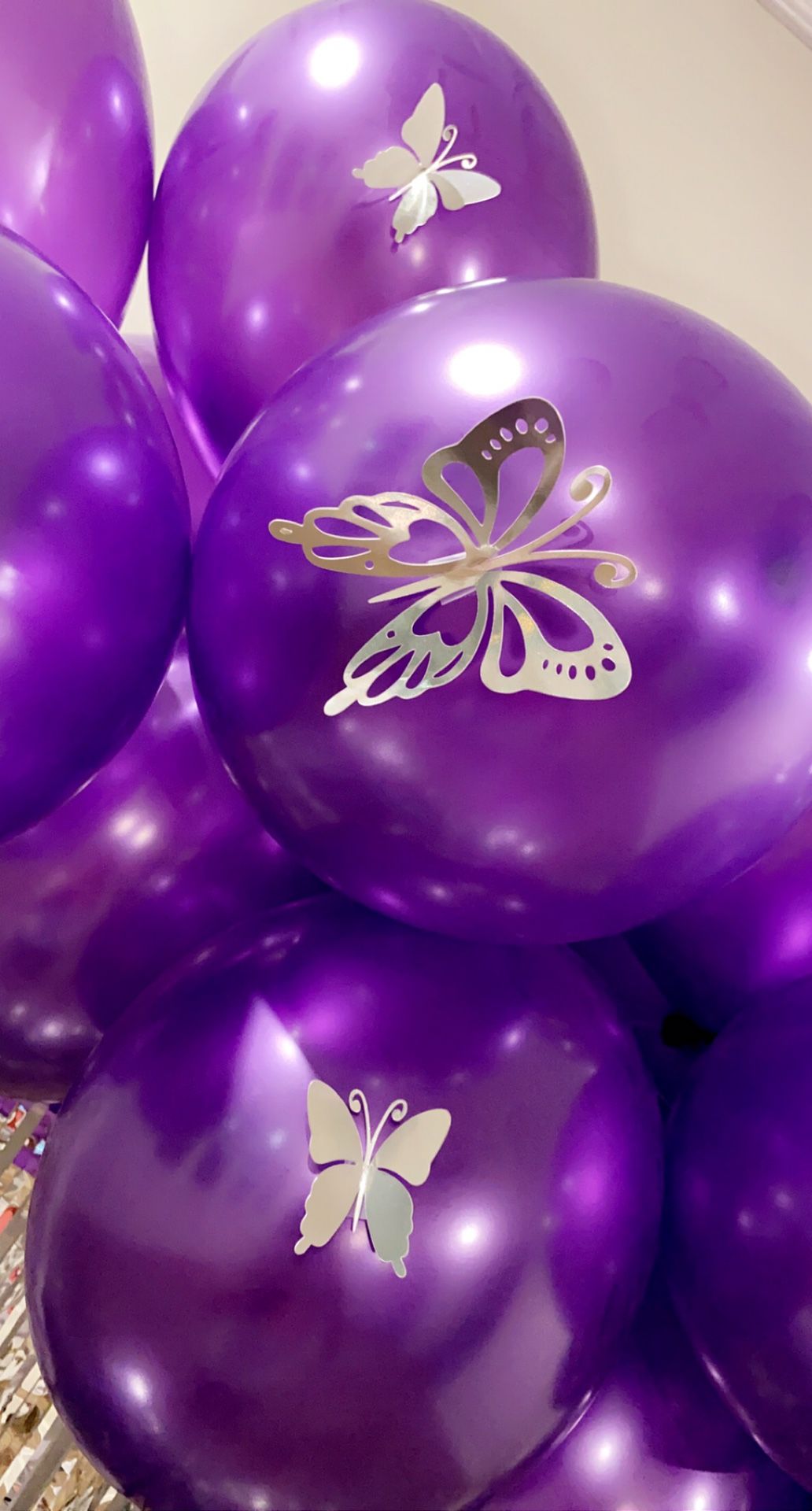 Purple Butterfly Decorations