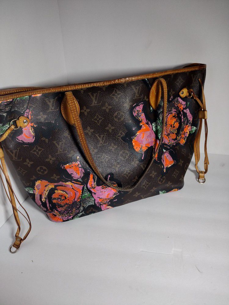 Louis Vuitton Neverfull Mm Stephen Sprouse Rose 