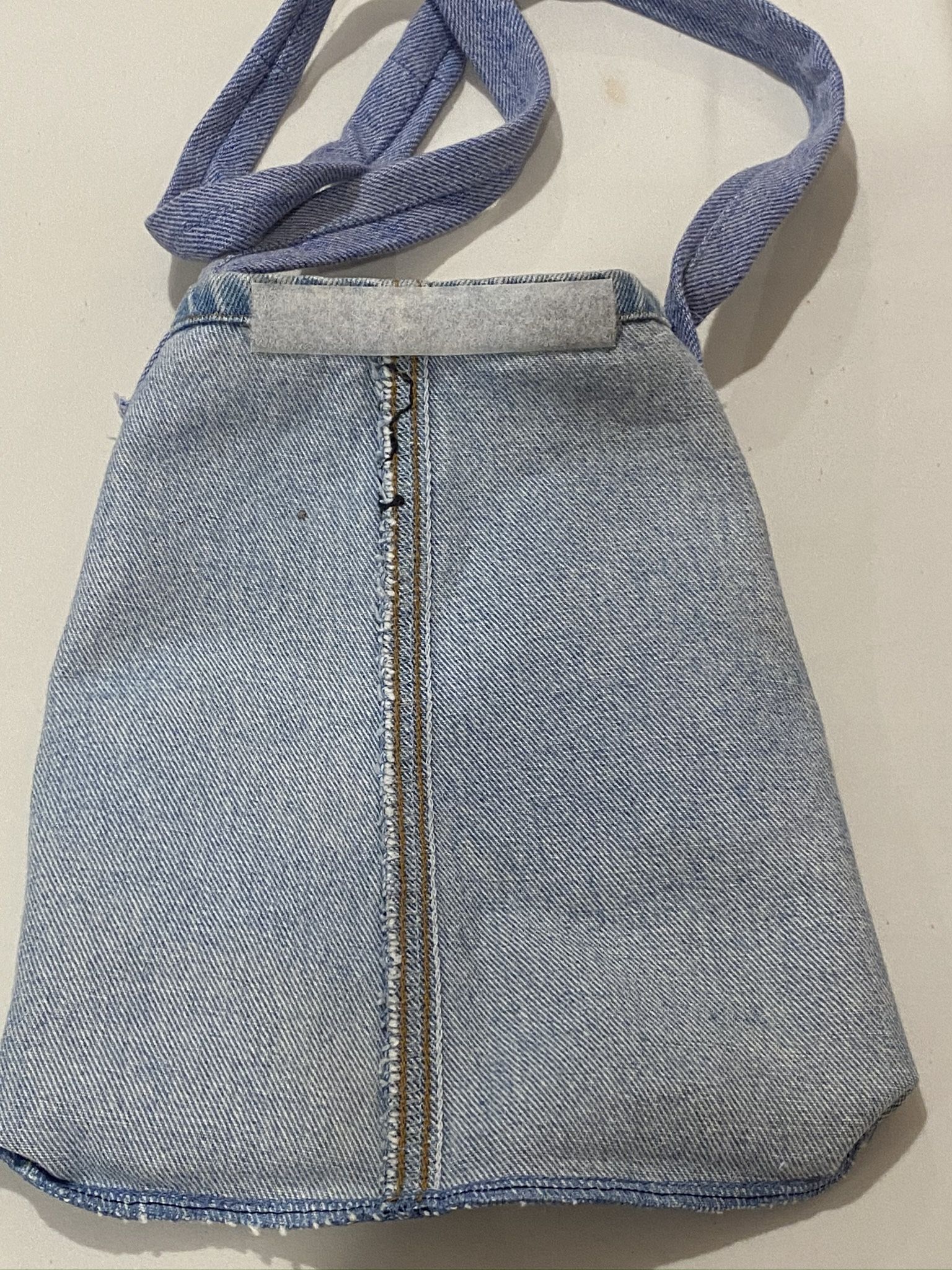 Motorcycle Betty Boop Denim Tote
