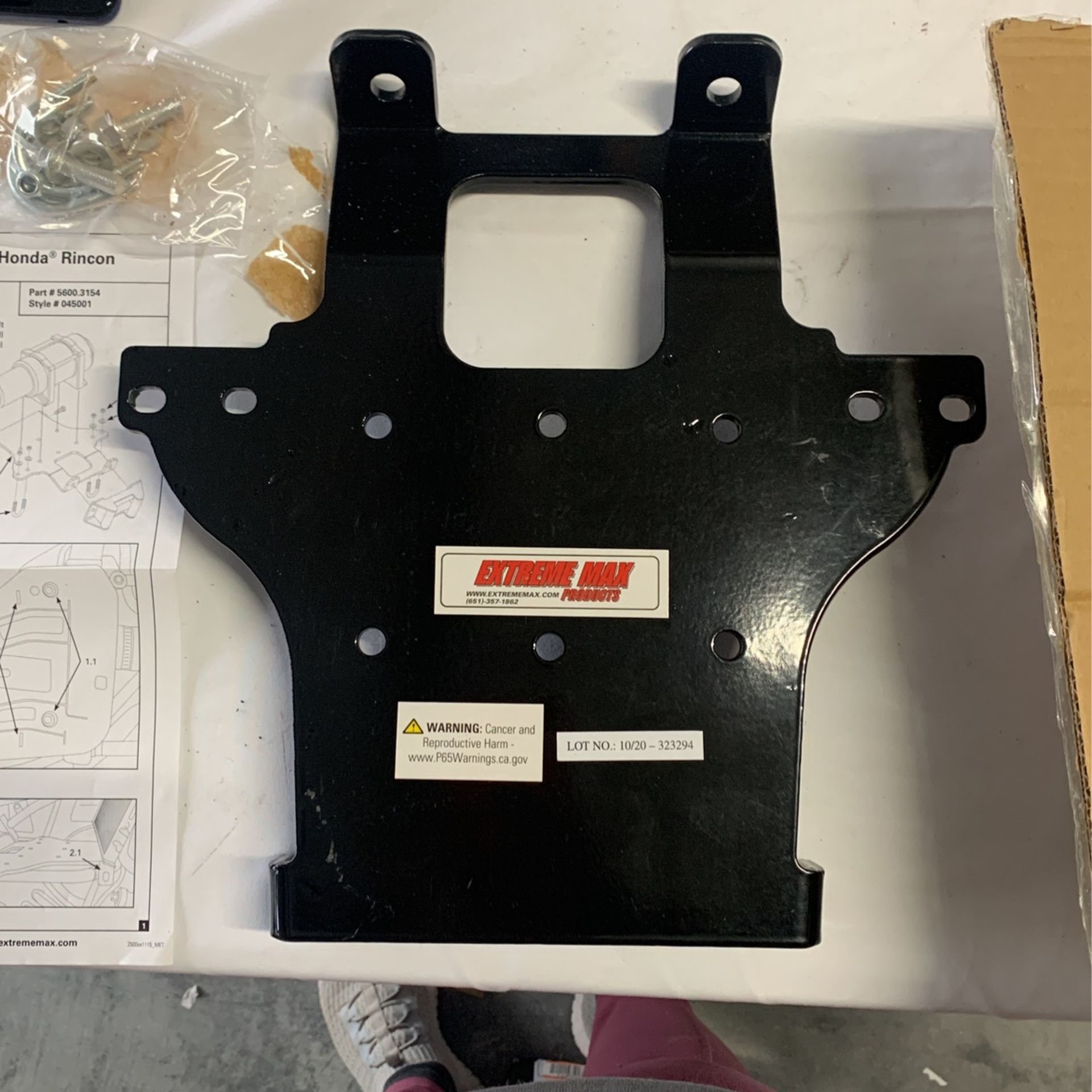Extreme Max Winch Mount Kit for Honda Rincon