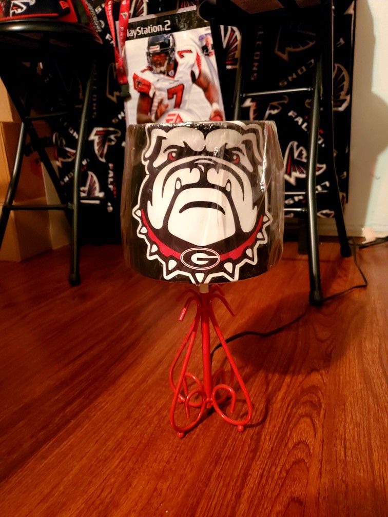 UGA"Fanatic"Team Lamp 4 Home/office*mancave*Gifts/anniversaries & more*Brand New