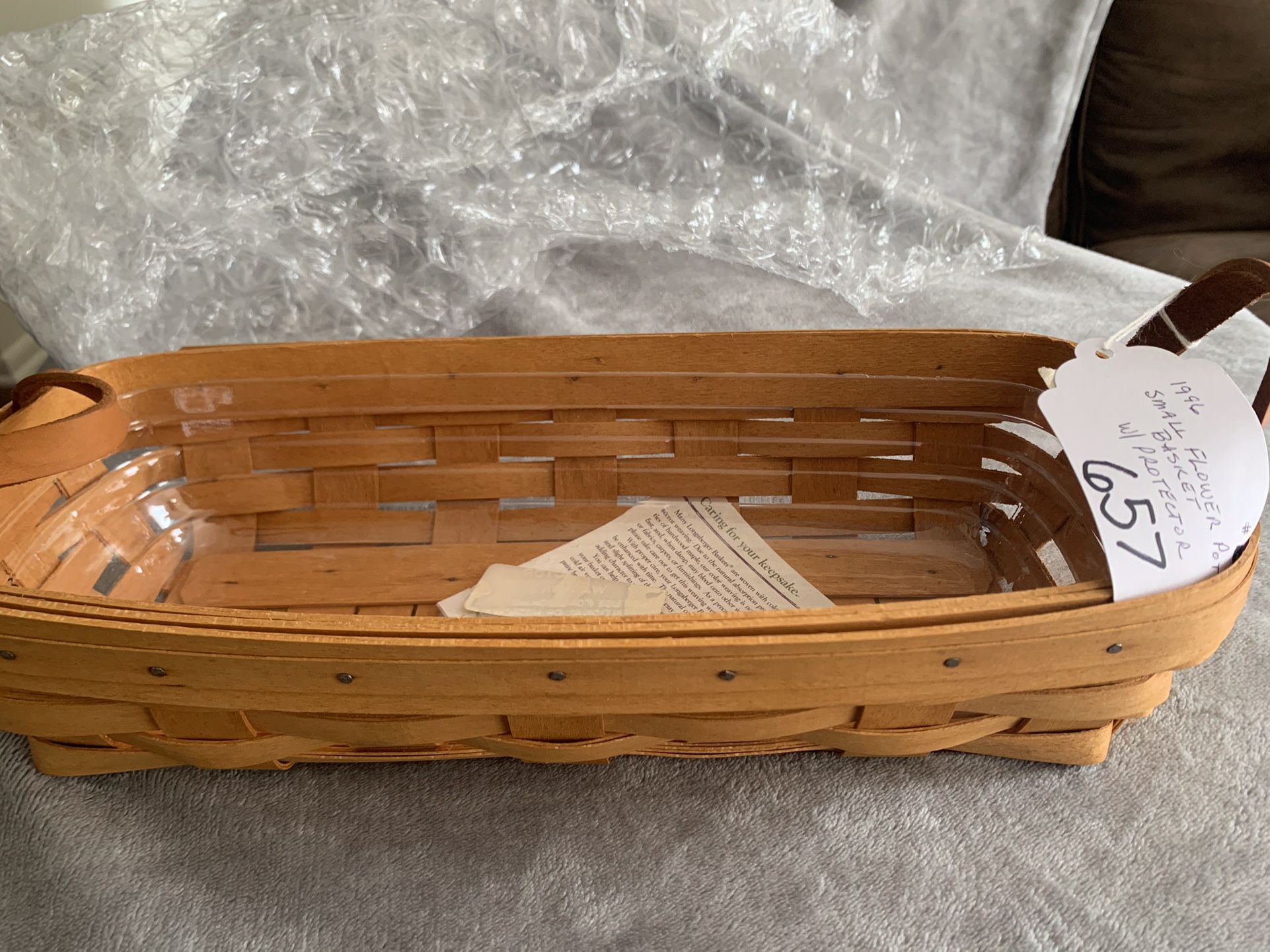 Longaberger 1996 Small Flower Pot Basket