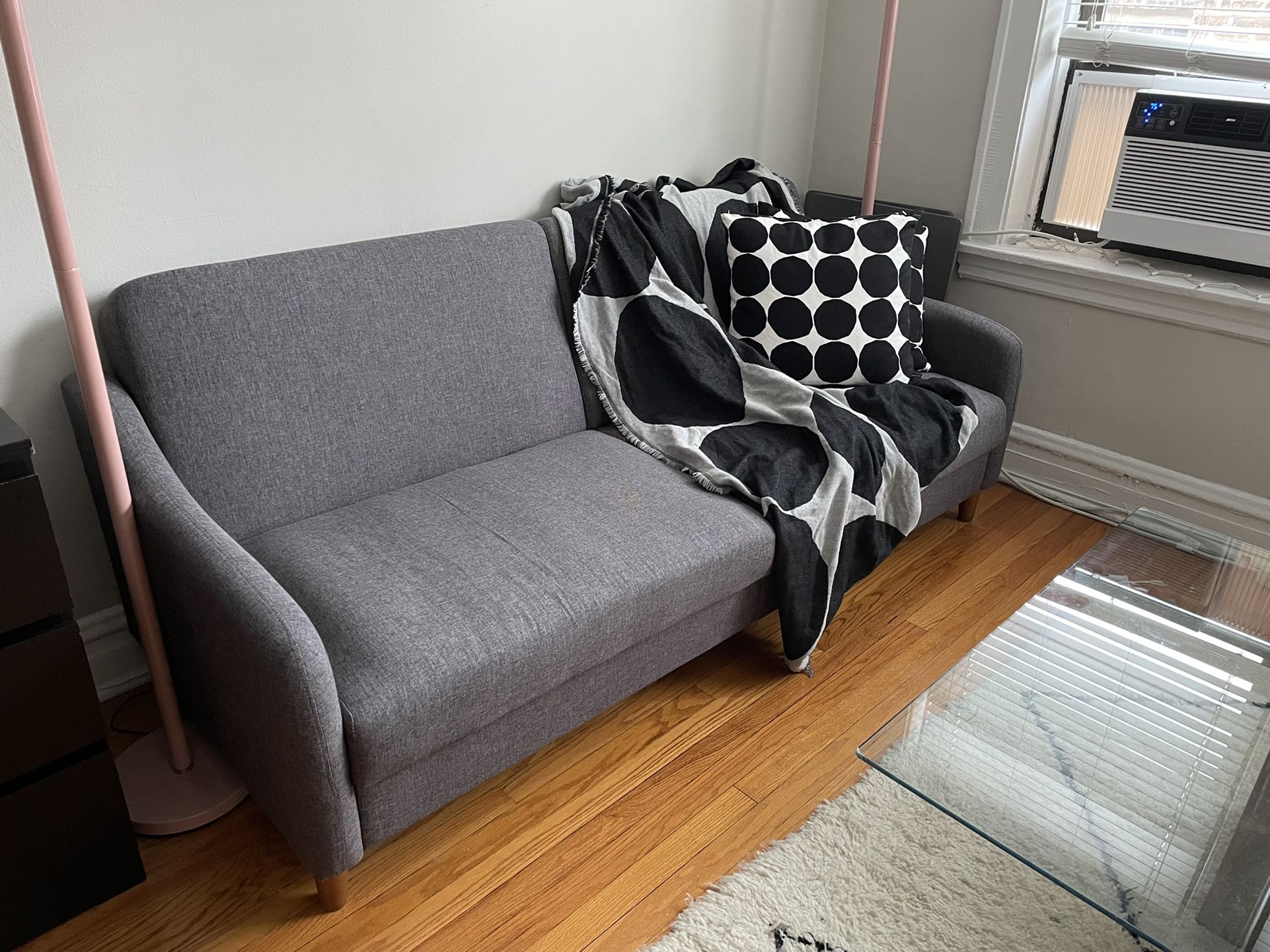 Modern Grey Sleeper Couch