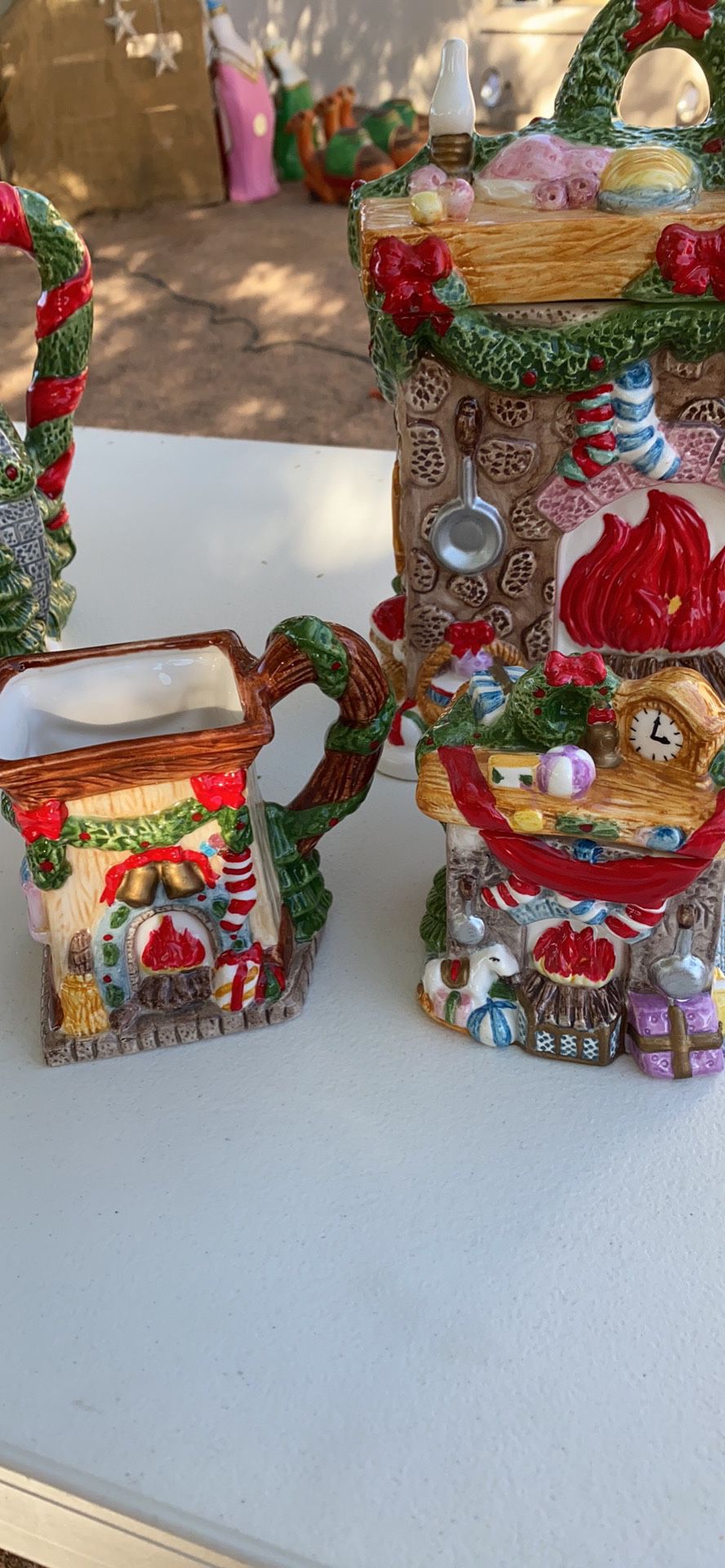 Christmas ceramic set