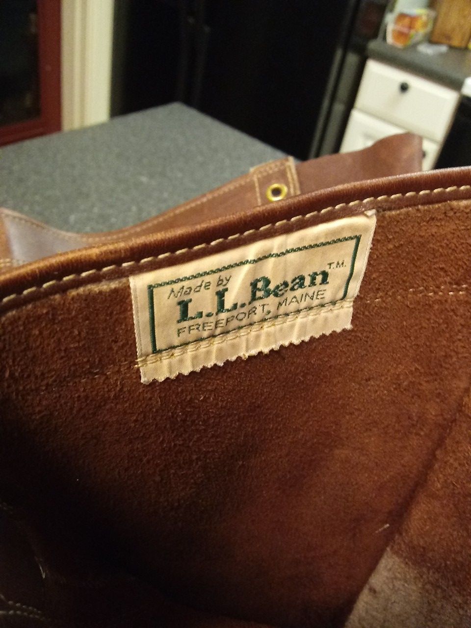 LL BEAN TALL SNAKE PROOF LEATHER HUNTING BOOTS SIZE 10 89.00