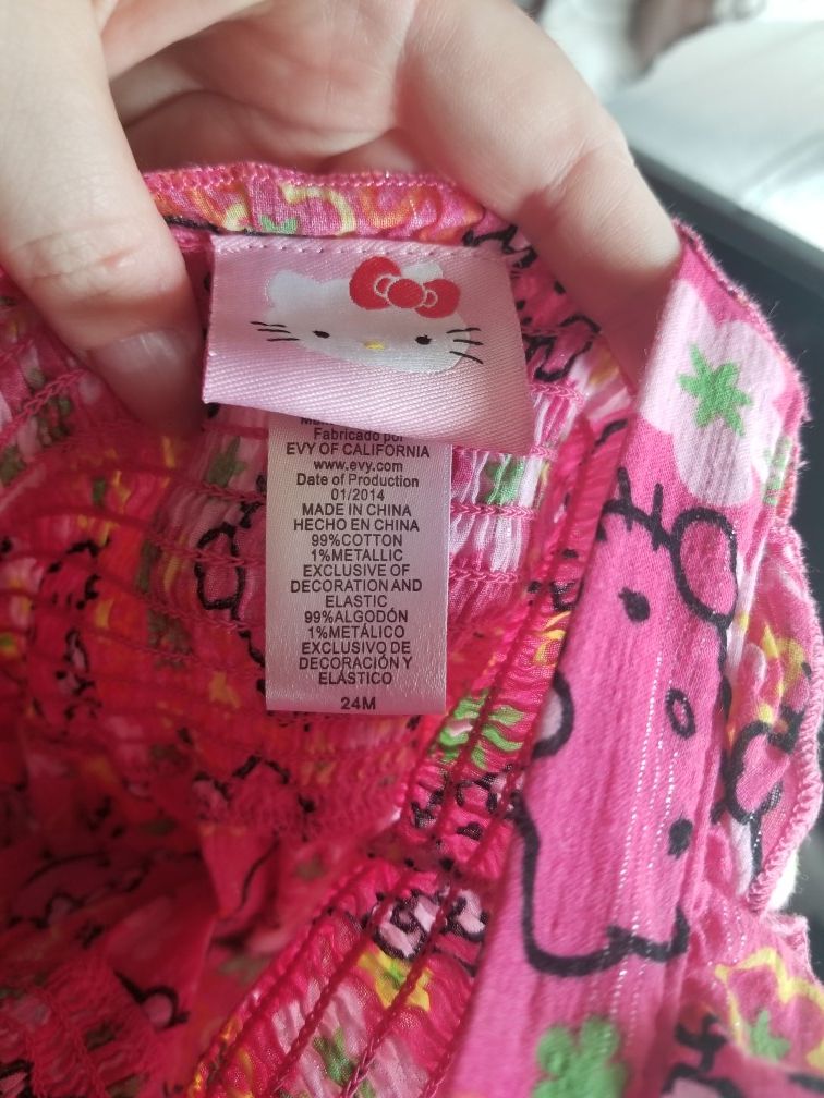 HELLO KITTY 24mos Girl Sundress