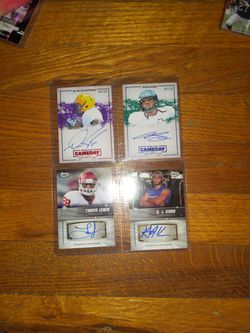Autographed Football Cards Thumbnail