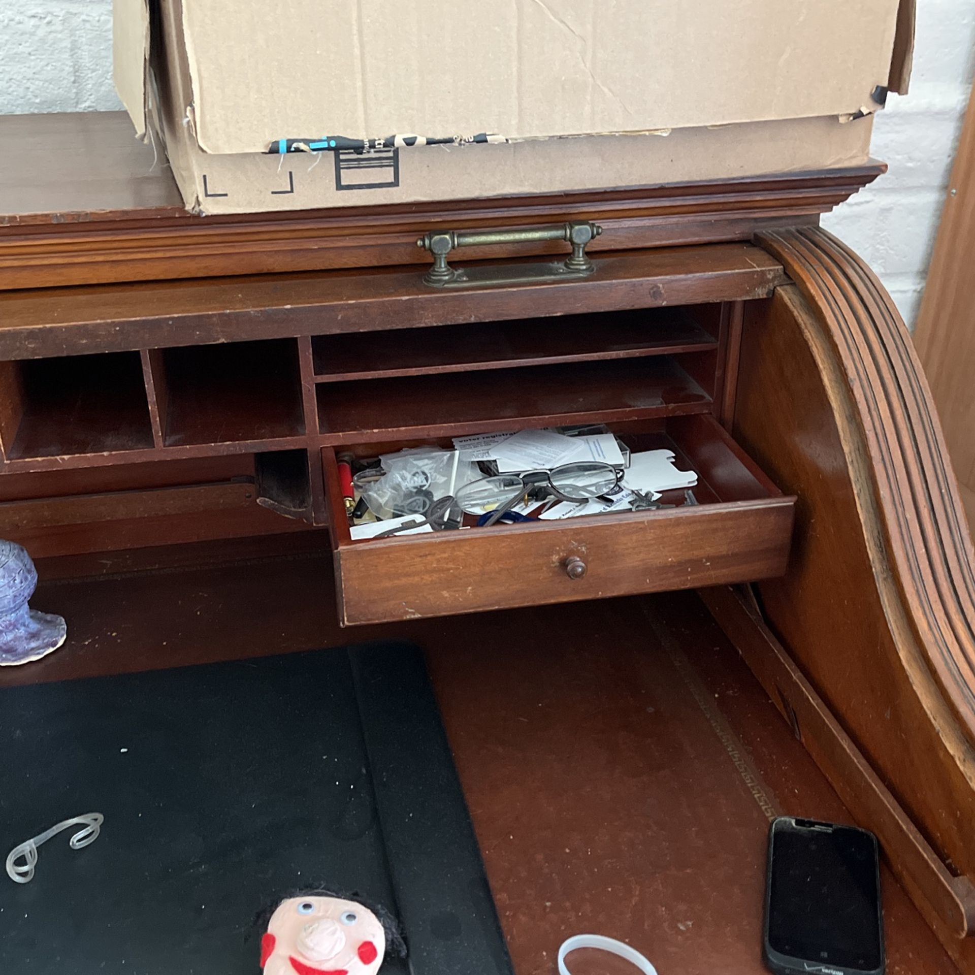 1940s Banker’s Roll top Desk