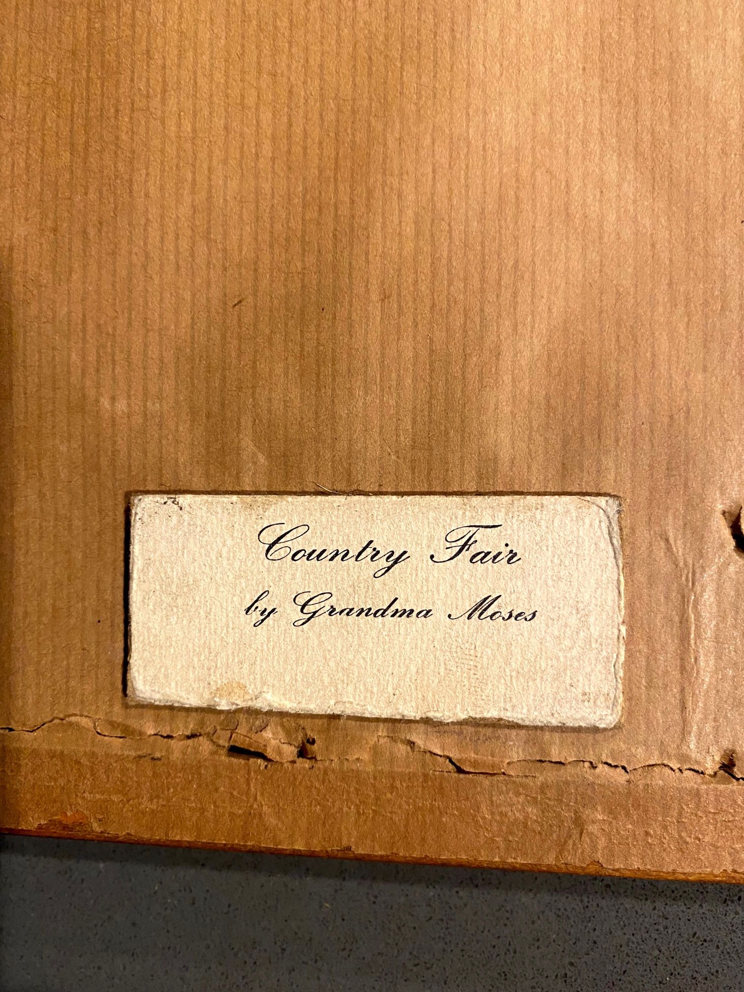 Country Fair By Grandma Moses