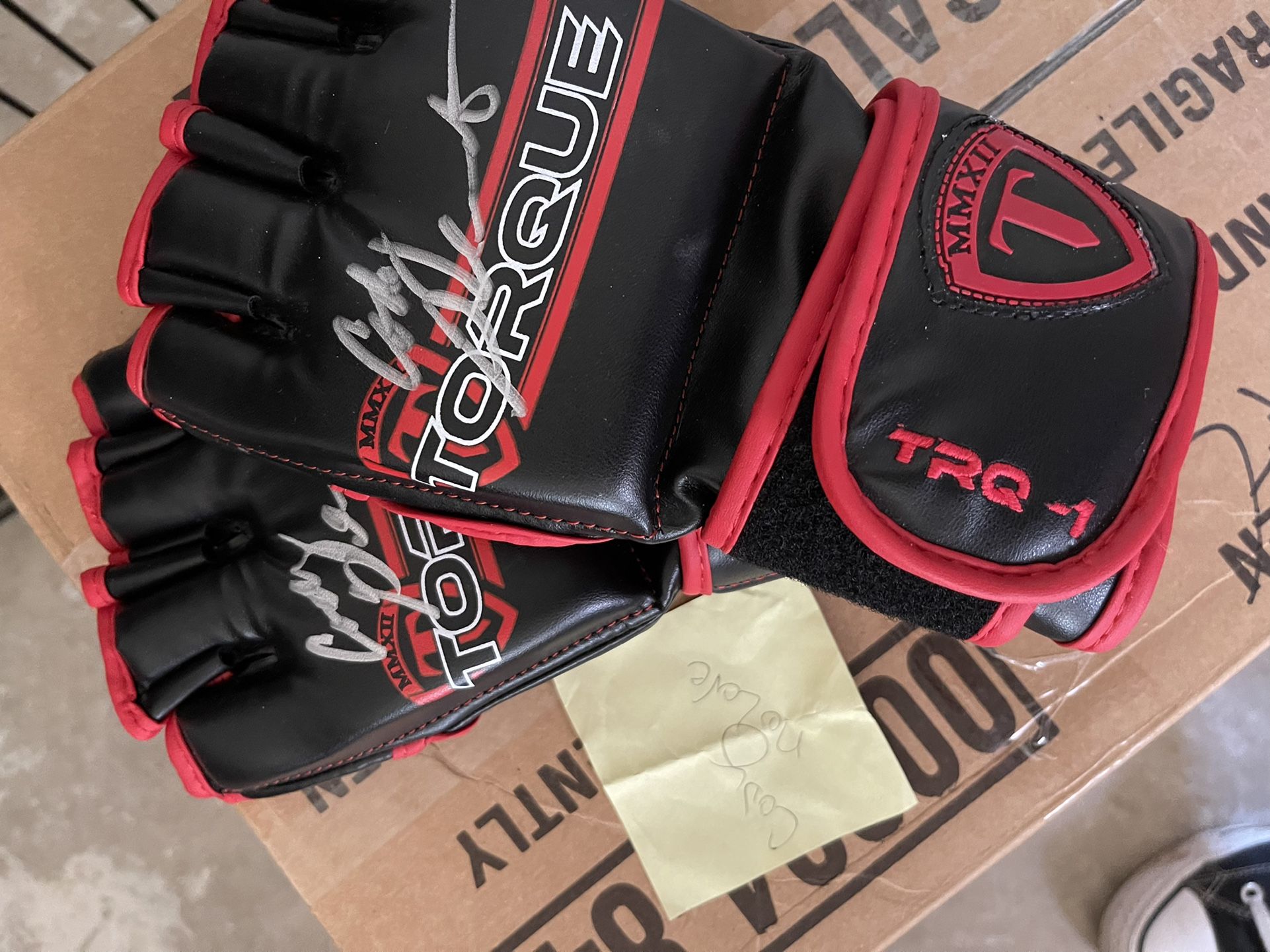 Signed UFC Memorabilia