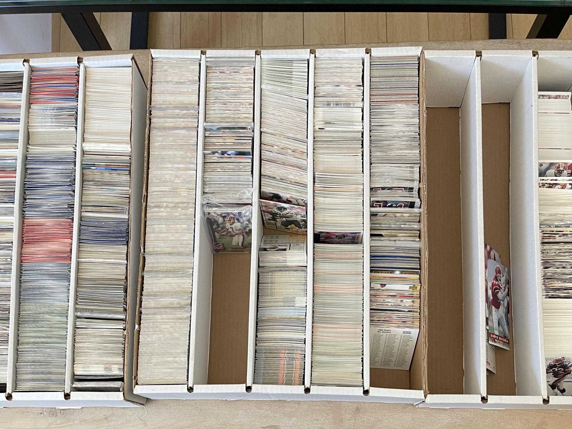 10000 Football Cards