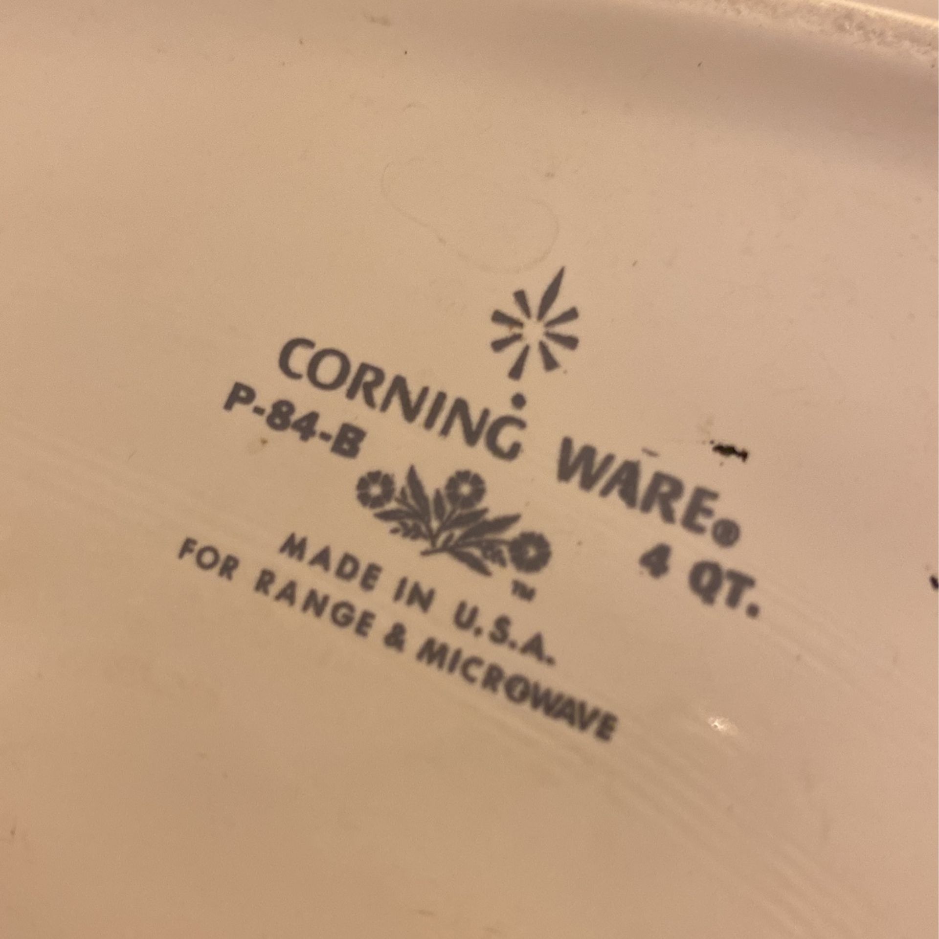 Corningware Set 7 Pieces