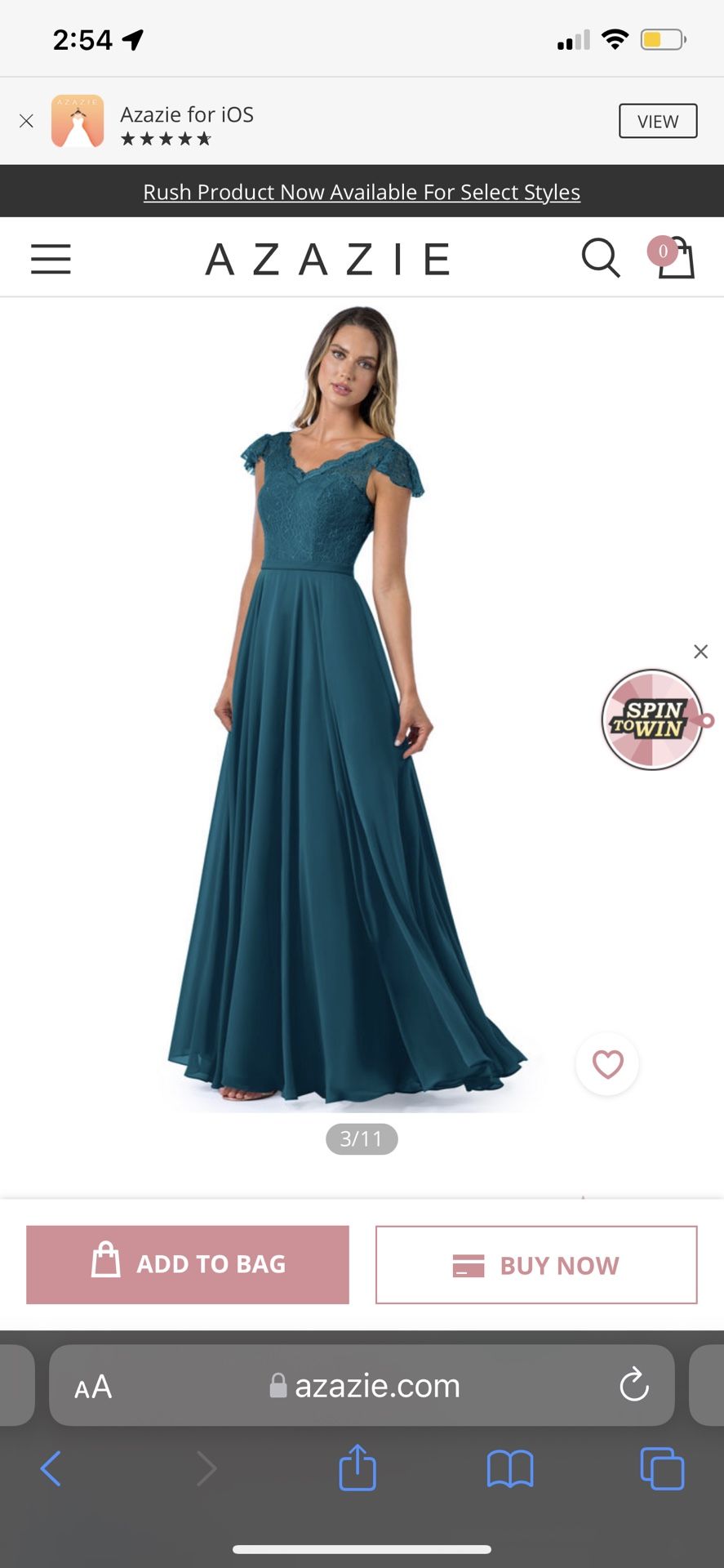Azazie Dress