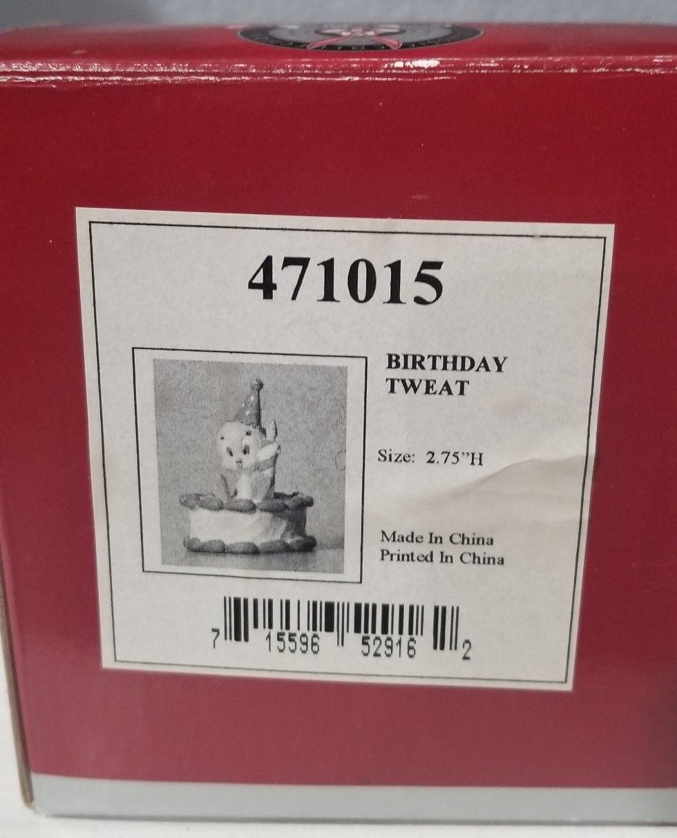 WB~Goebel~Birthday Tweat~Tweety Bird~Looney Tunes