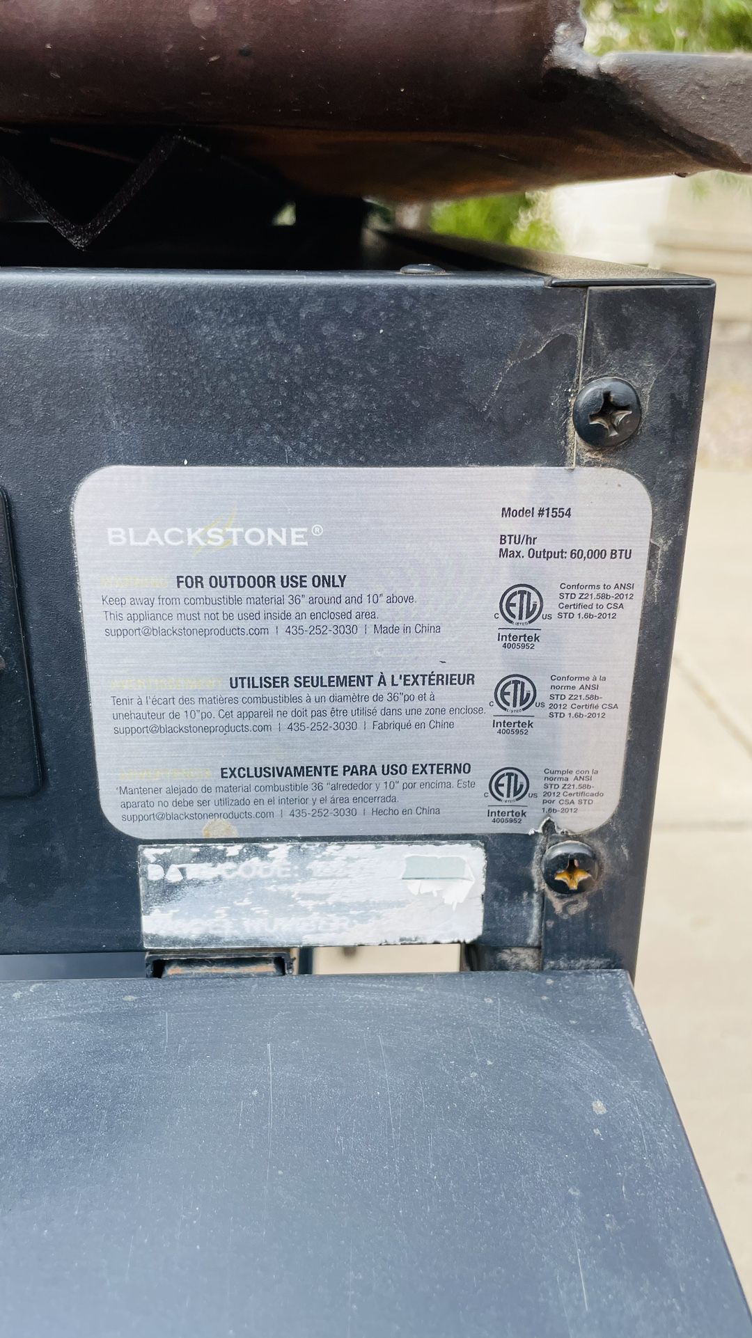 Blackstone 36” 4 Burner Professional Gas Griddle