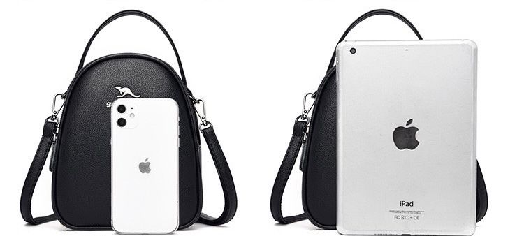 Brand new genuine leather small bag all-match three-layer shoulder bag