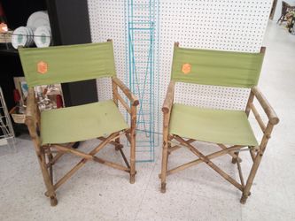 Faux Bamboo Director's Chairs Thumbnail