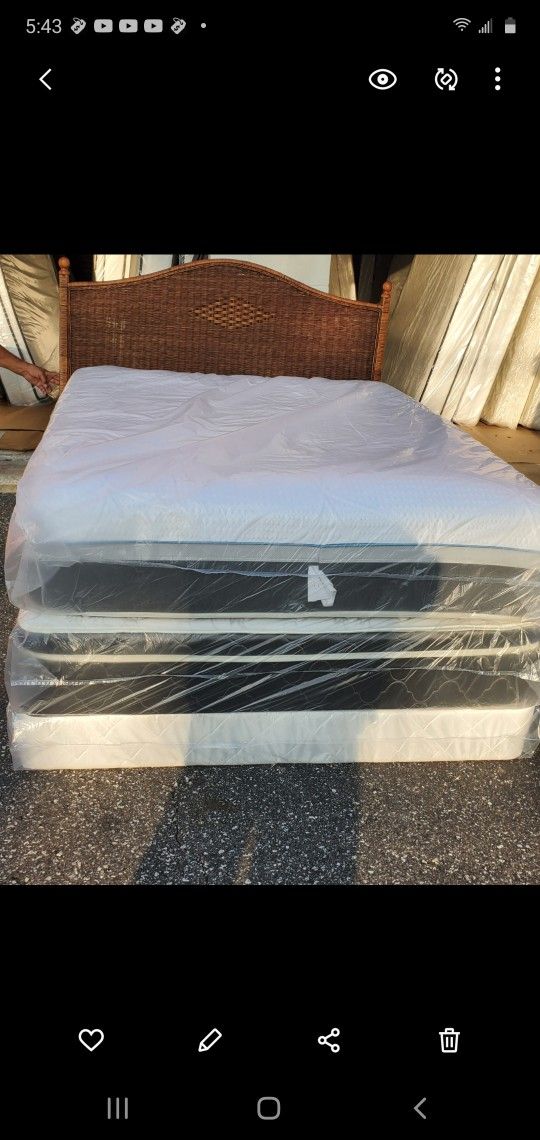 full size new box springs can deliver