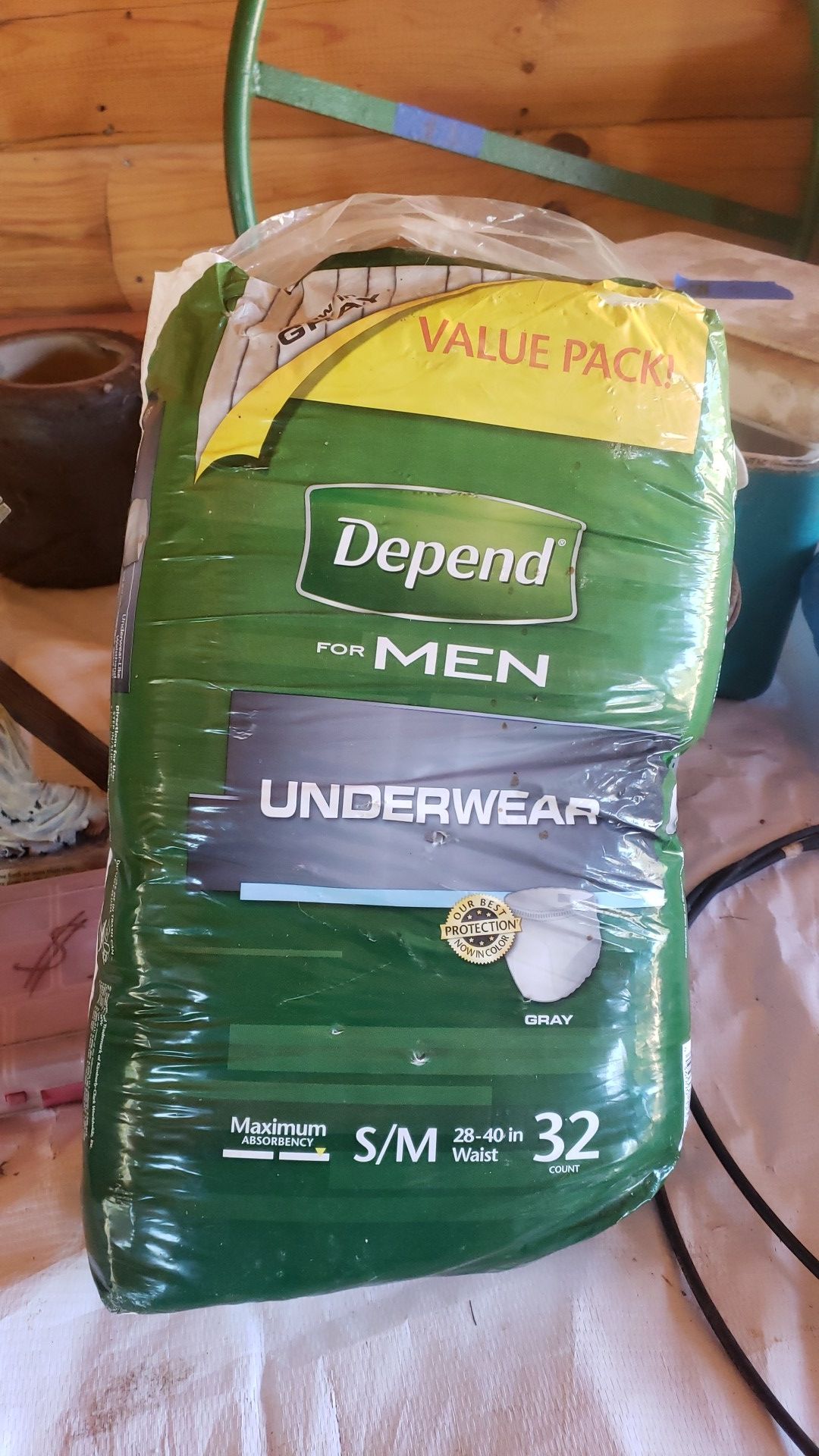Depends For Men Unopened 32 Pack