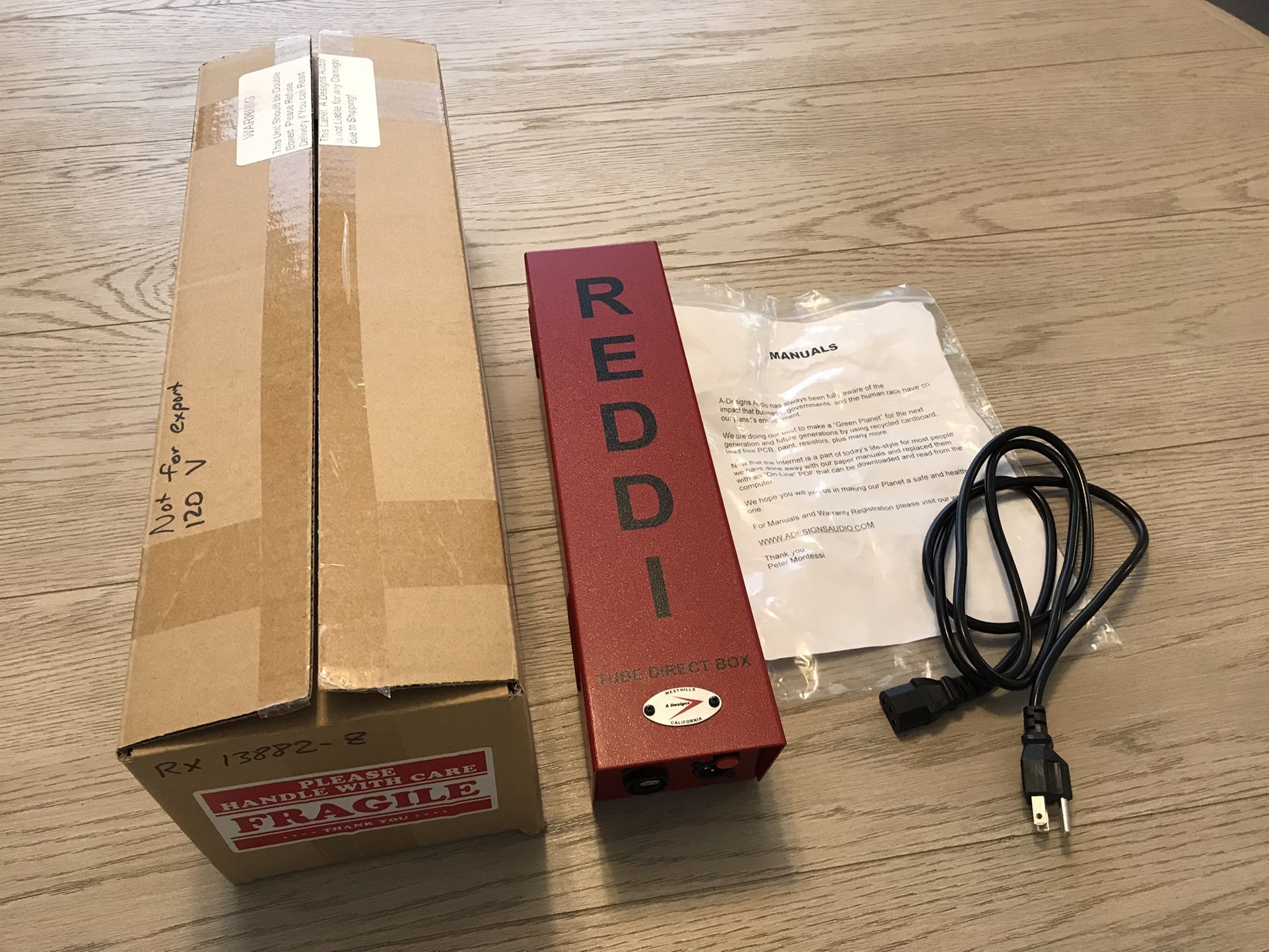 A Designs -REDDI- Tube Direct Box/Bass Guitar for Sale in Vancouver, WA -  OfferUp