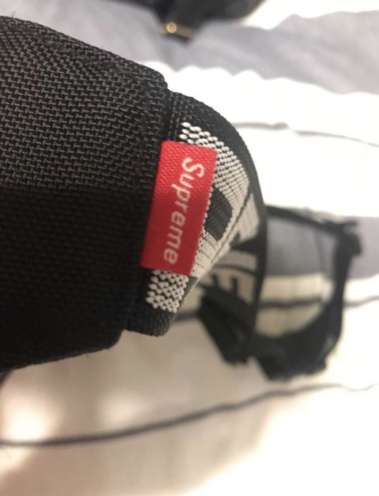 Supreme black fanny pack