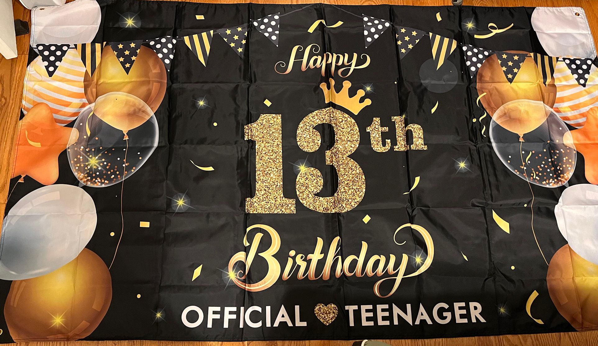13 Teenager Birthday Banner!