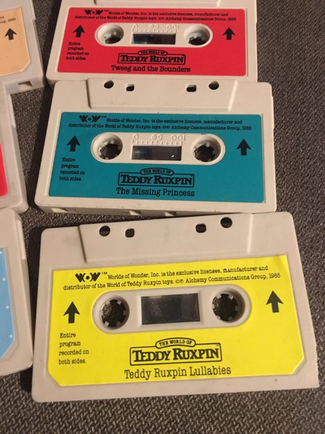 Teddy Ruxpin Cassettes 