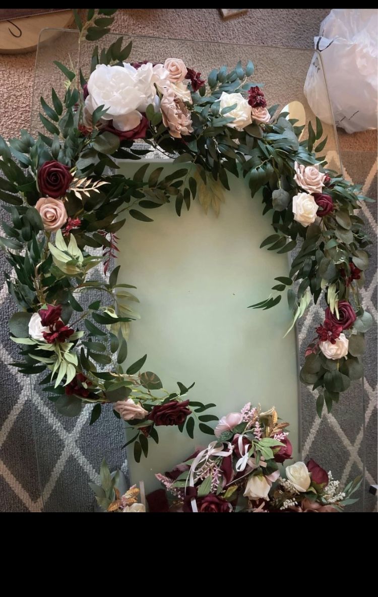 Burgundy Garland
