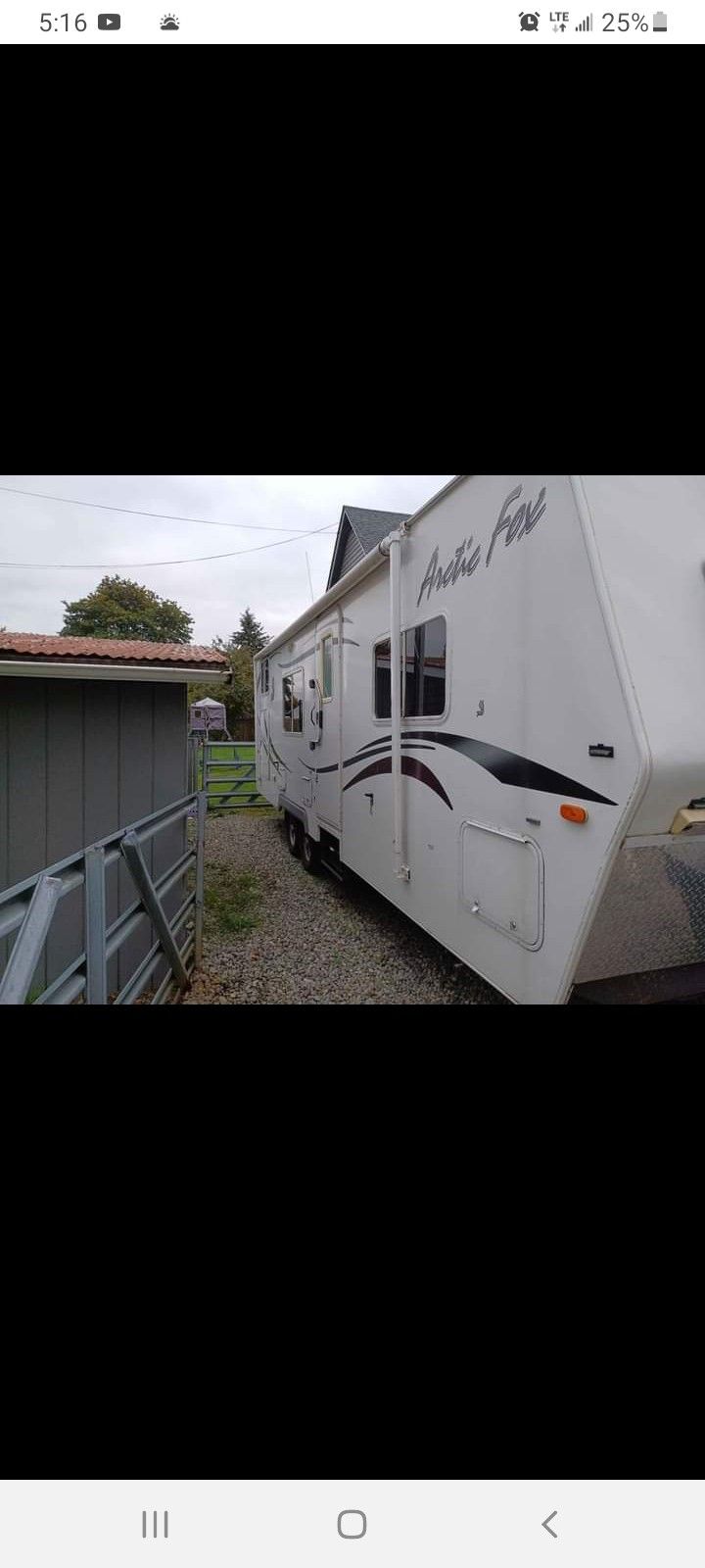 2007 4 seasons arctic fox 27ft travel trailer