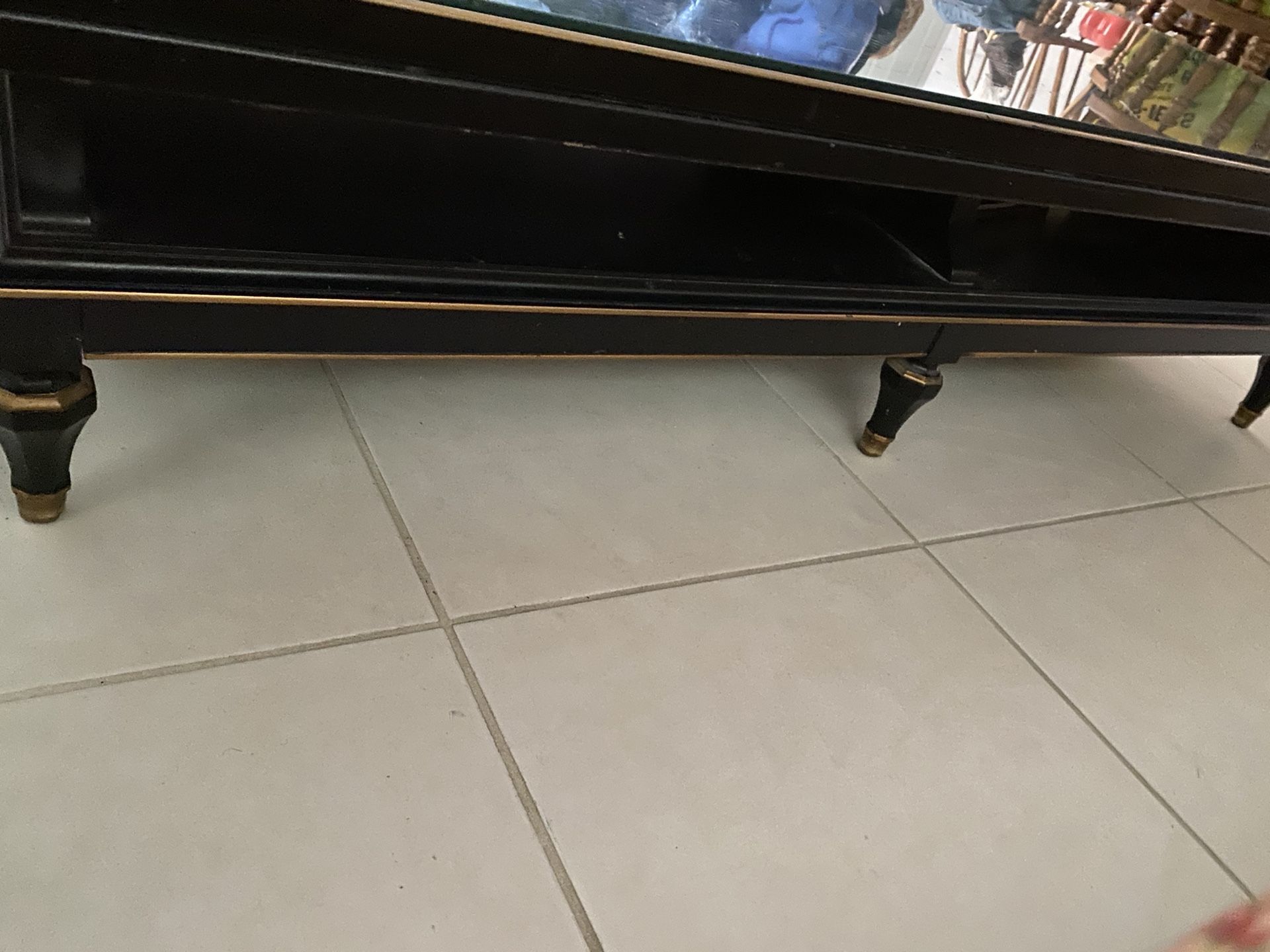 Oriental Coffee Table hand painted with a Glass protective top, in Excellent Condition asking $500. Obo Today…