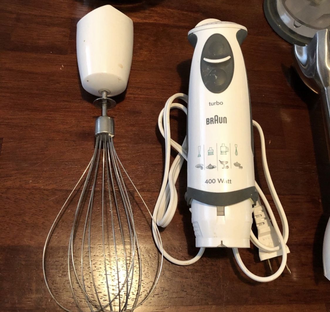 Braun Immersion Blender & Accessories