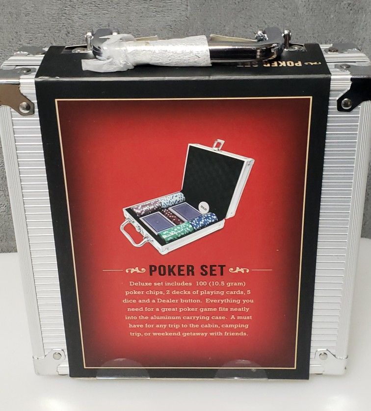 NIB Poker Set From Best Buy