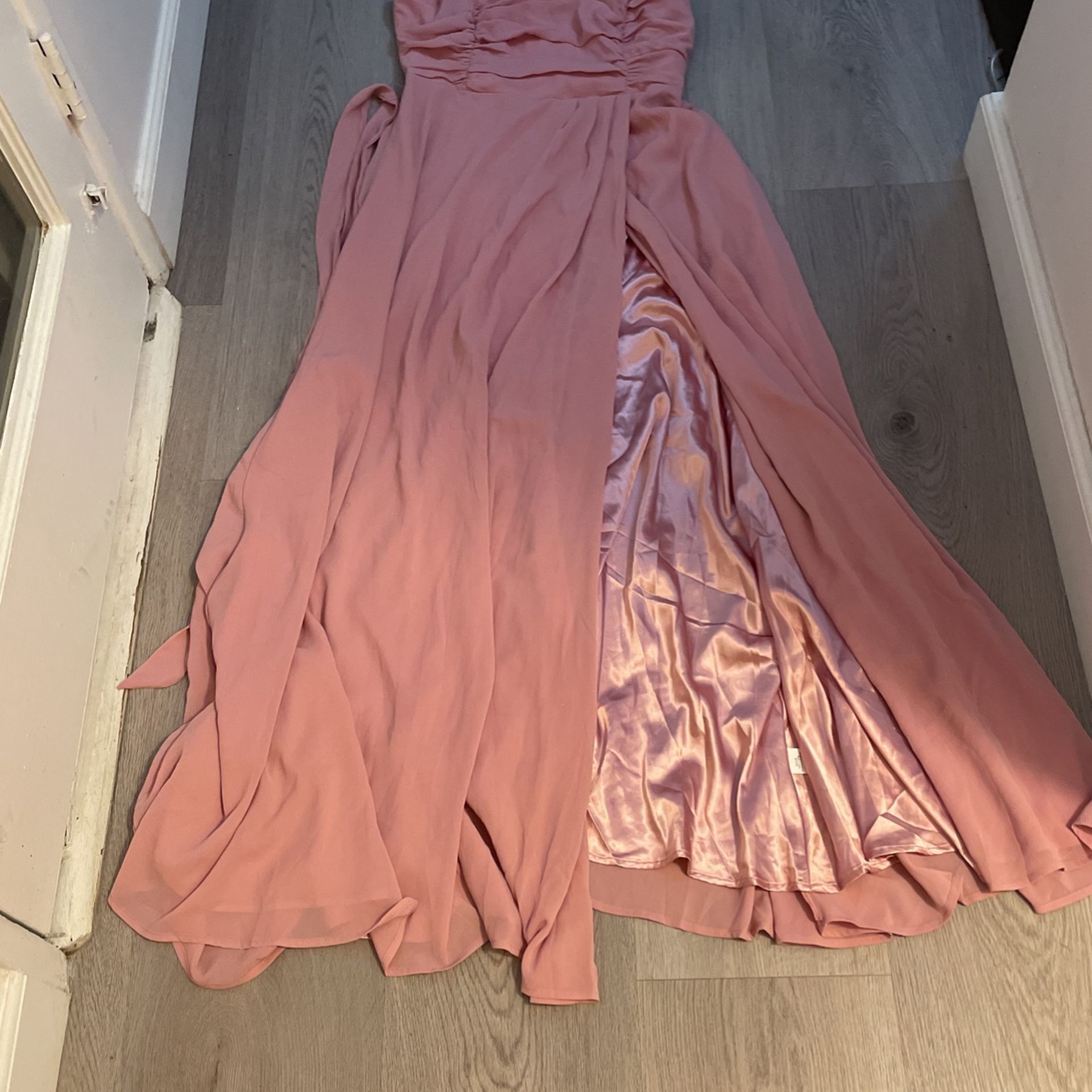Blush Bridesmaid Dress