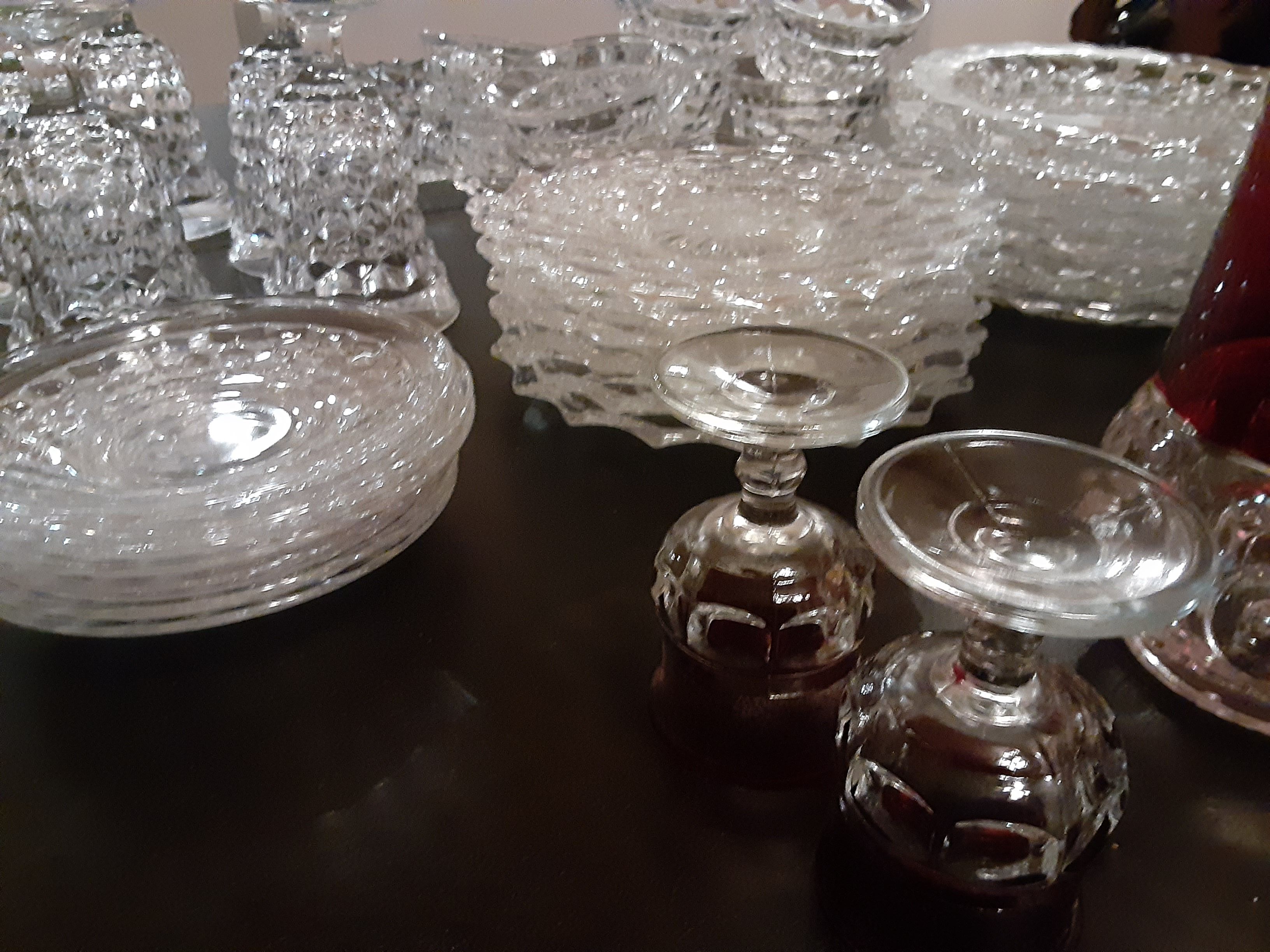 Crystal dish set