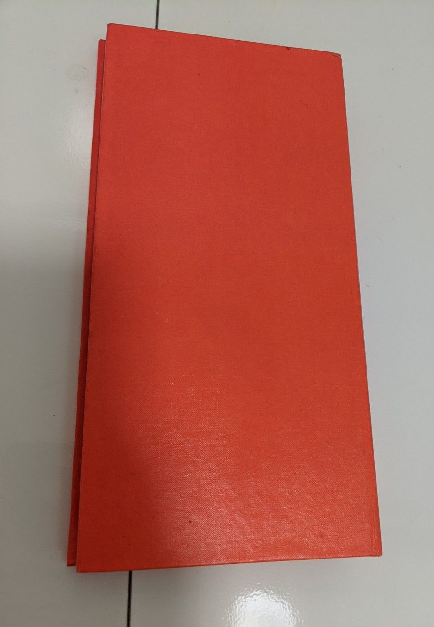 Vintage 1974 Hallmark Photo Album Mary Hamilton Girl Guitar Bird Orange Spiral